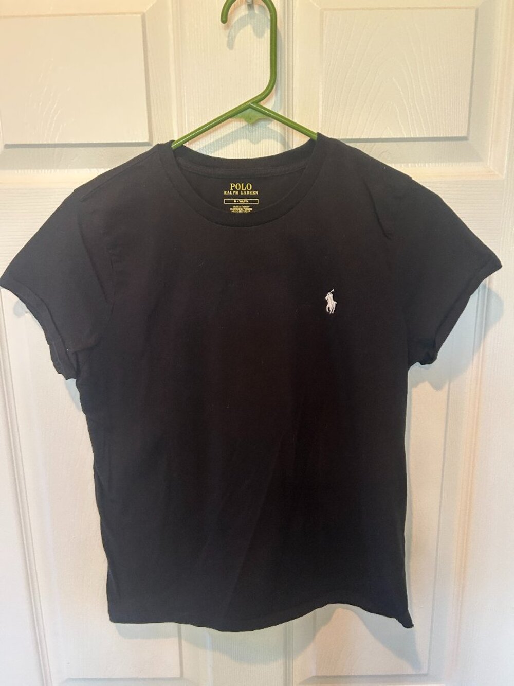 Polo women's crew neck tee, size medium, short sleeve